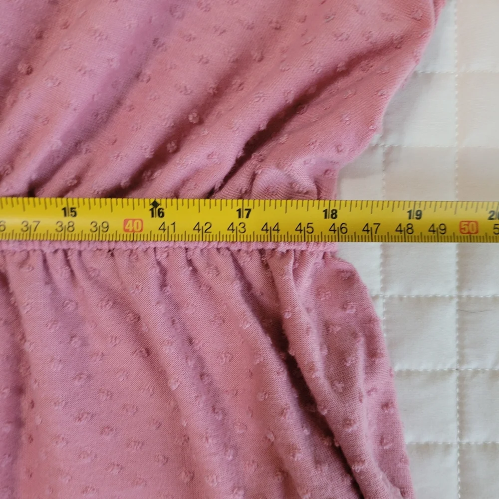 Lane Bryant Pink V-Neck blouse, Sz 18/20, GUC - Picture 7 of 8